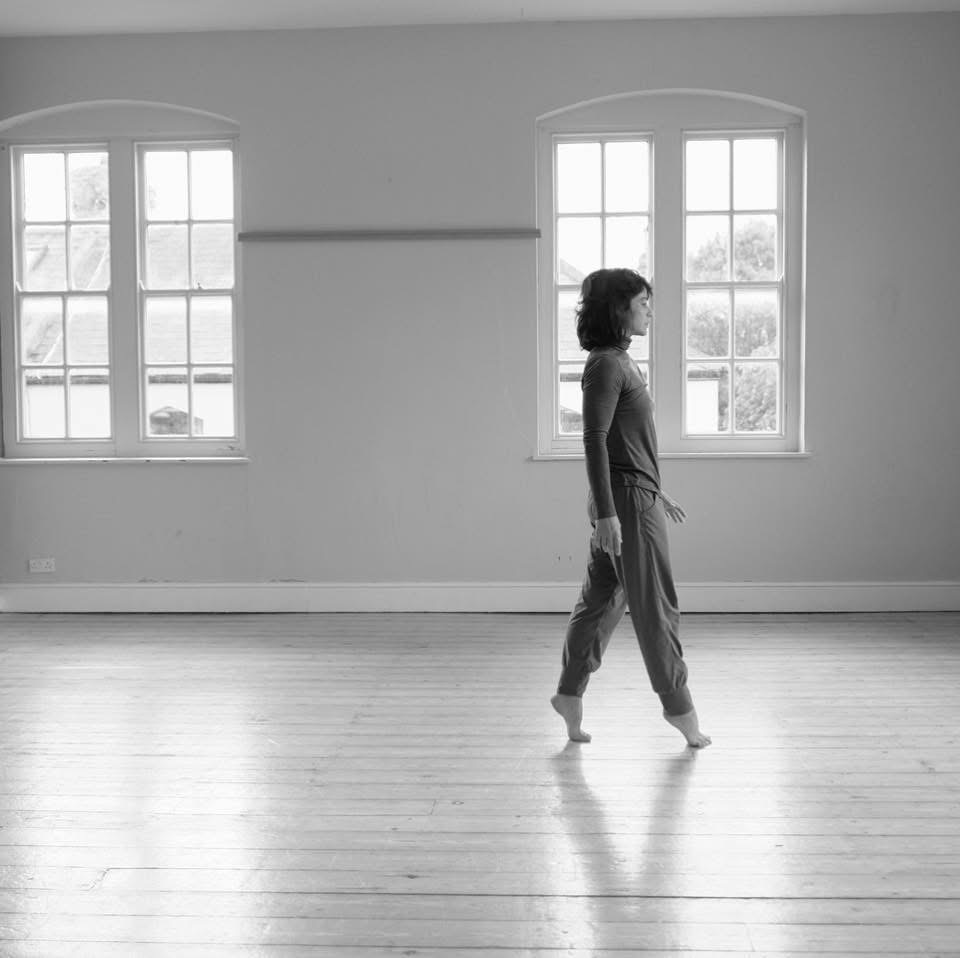 Somatic Yoga — walking through the studio, embodied awareness